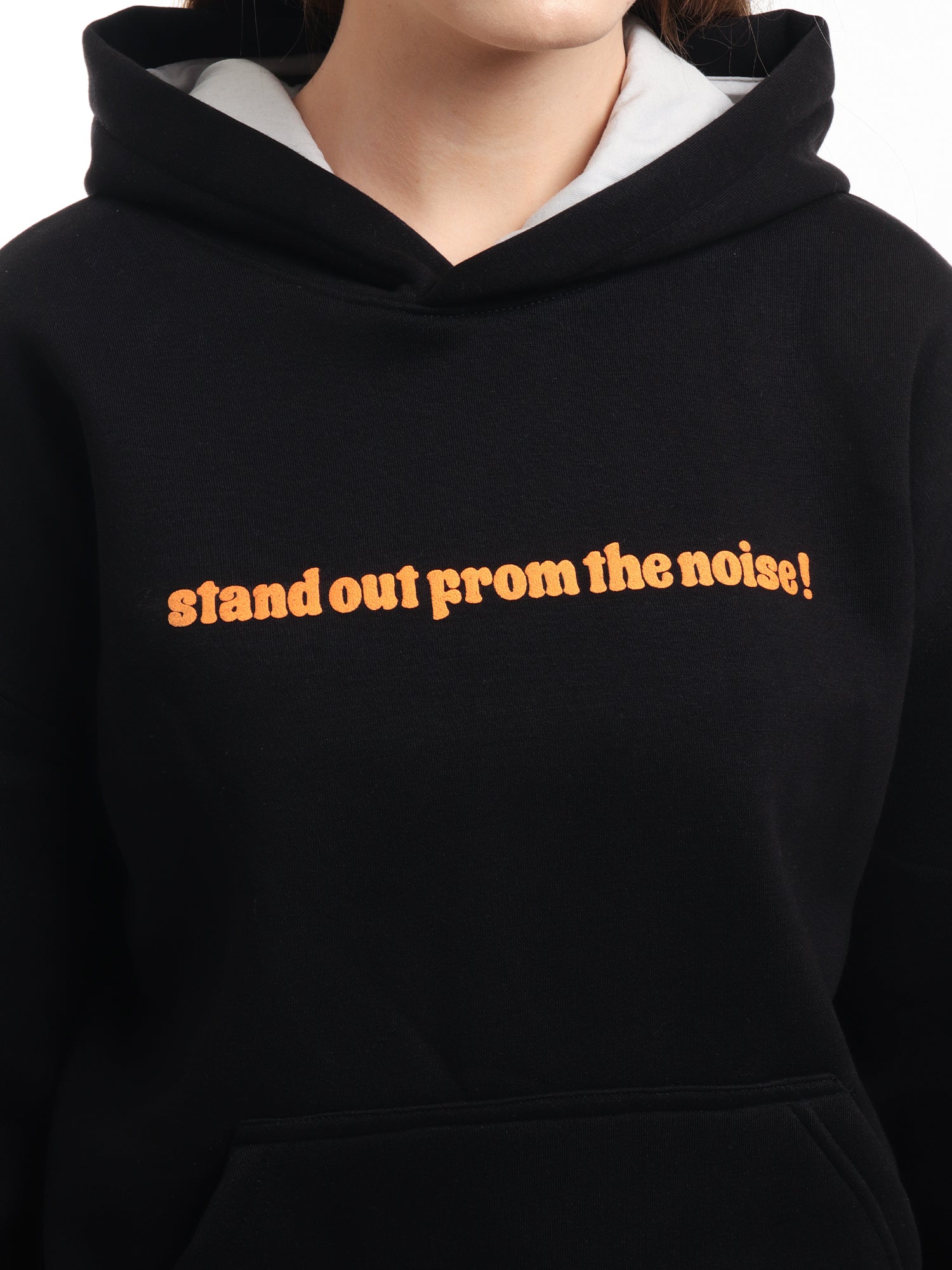 Stand Out from The Noise! - Cozy Cotton Oversized Winter Wear Hoodie