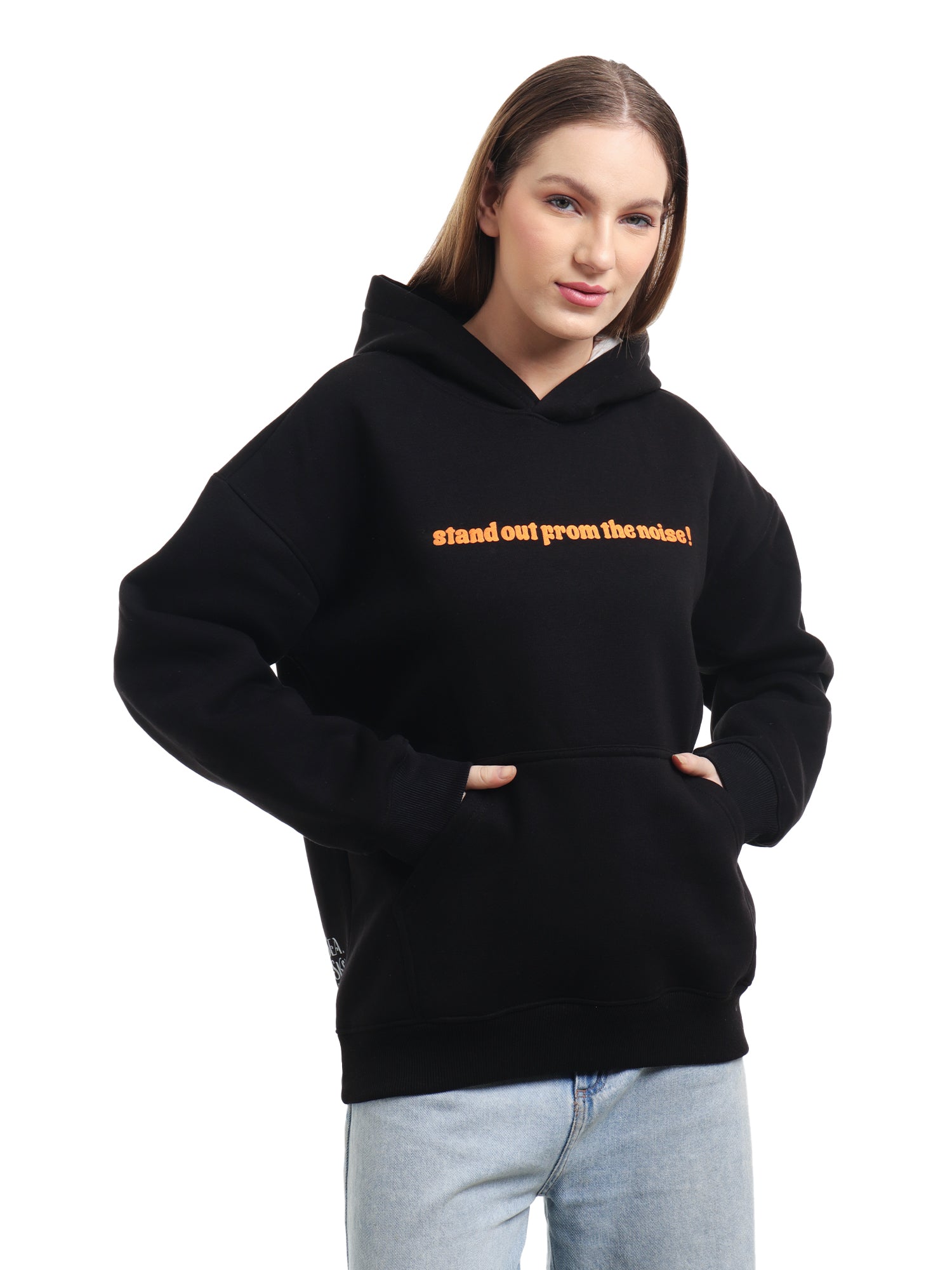 Stand Out from The Noise! - Cozy Cotton Oversized Winter Wear Hoodie