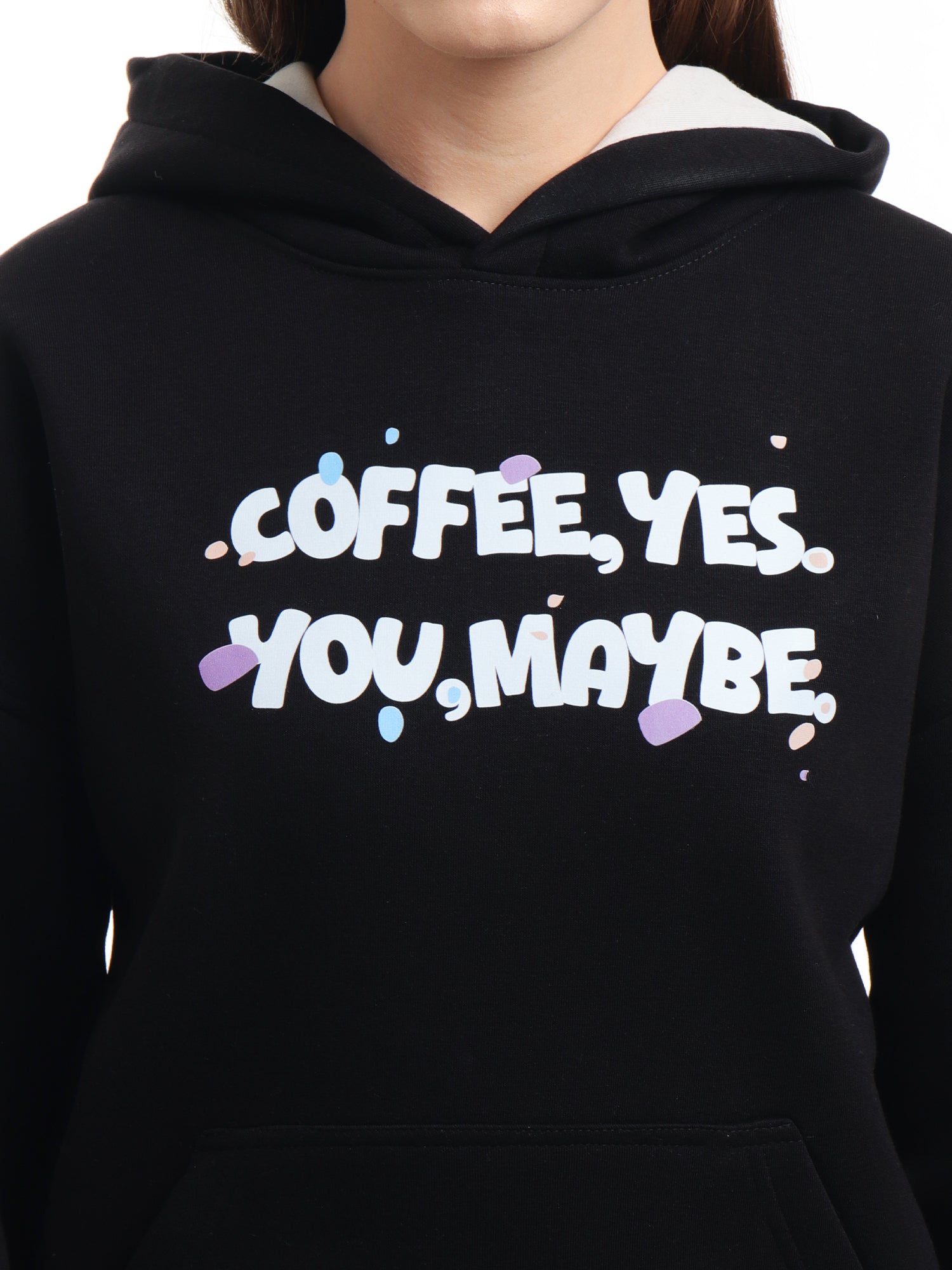 Coffee YES, You May BE - Oversized Winter Wear Hoodie