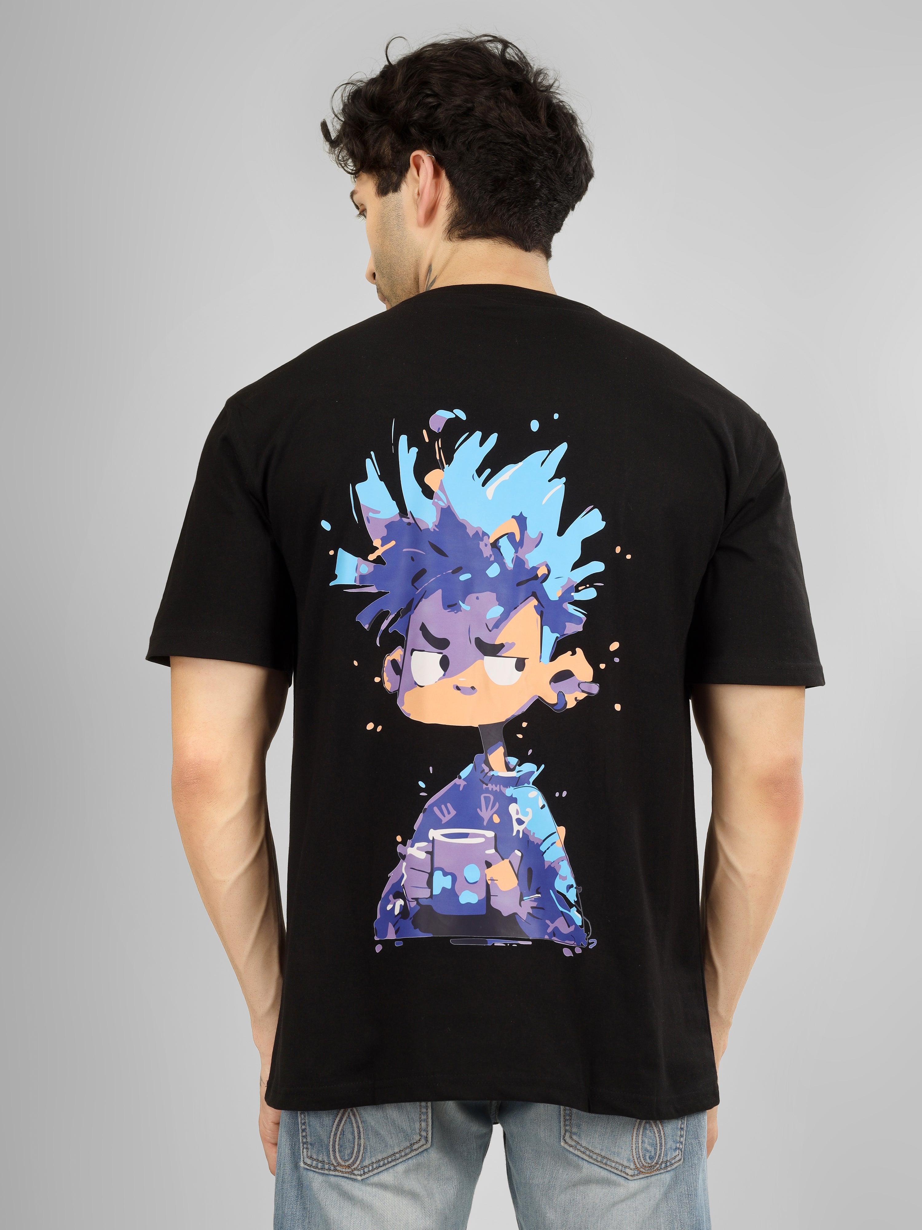 Morning Mood Series | Bold Coffee Graphic Oversized Streetwear Tee