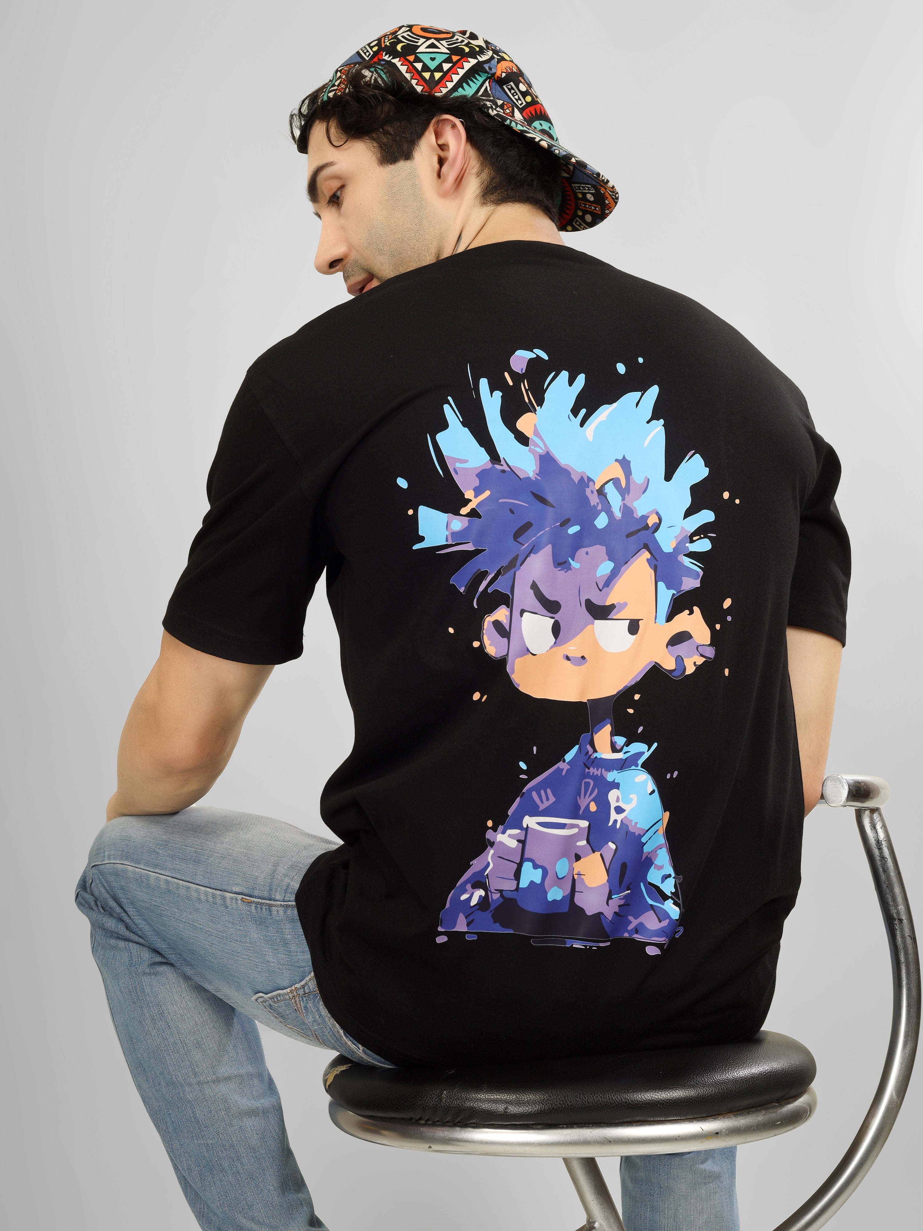 Morning Mood Series | Bold Coffee Graphic Oversized Streetwear Tee