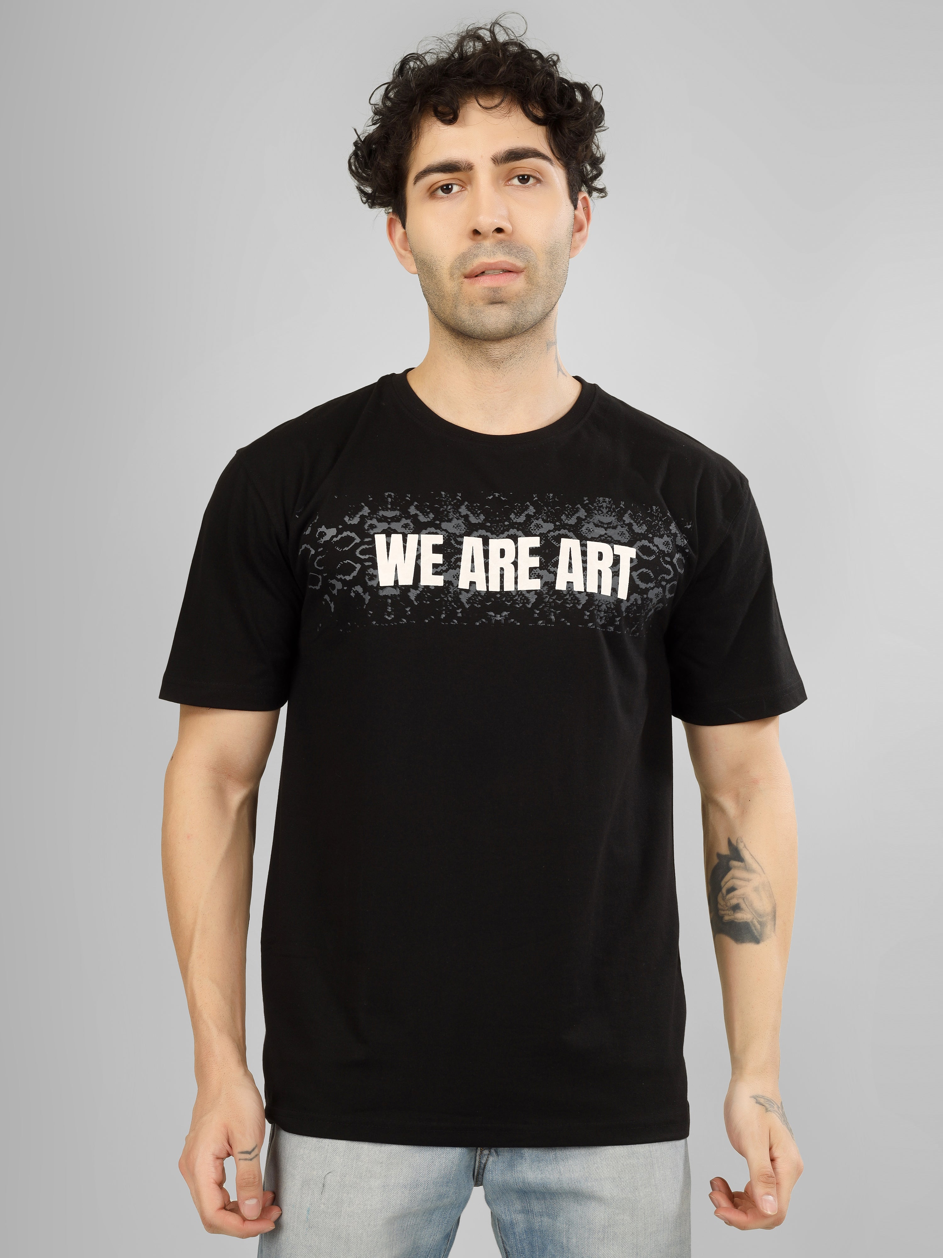 WE ARE ART Unisex Oversized Cotton T-Shirt | Artistic Streetwear