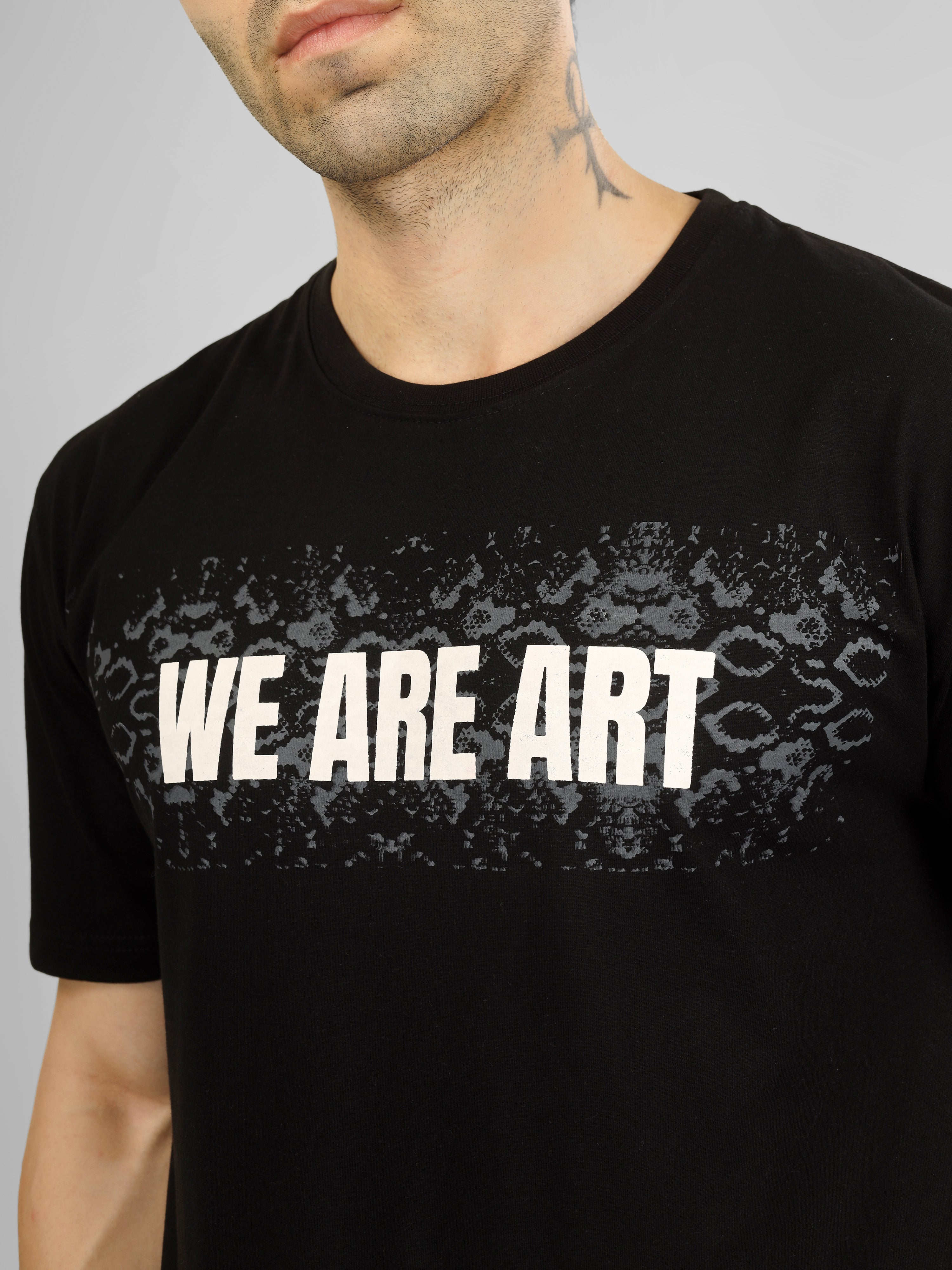 WE ARE ART Unisex Oversized Cotton T-Shirt | Artistic Streetwear