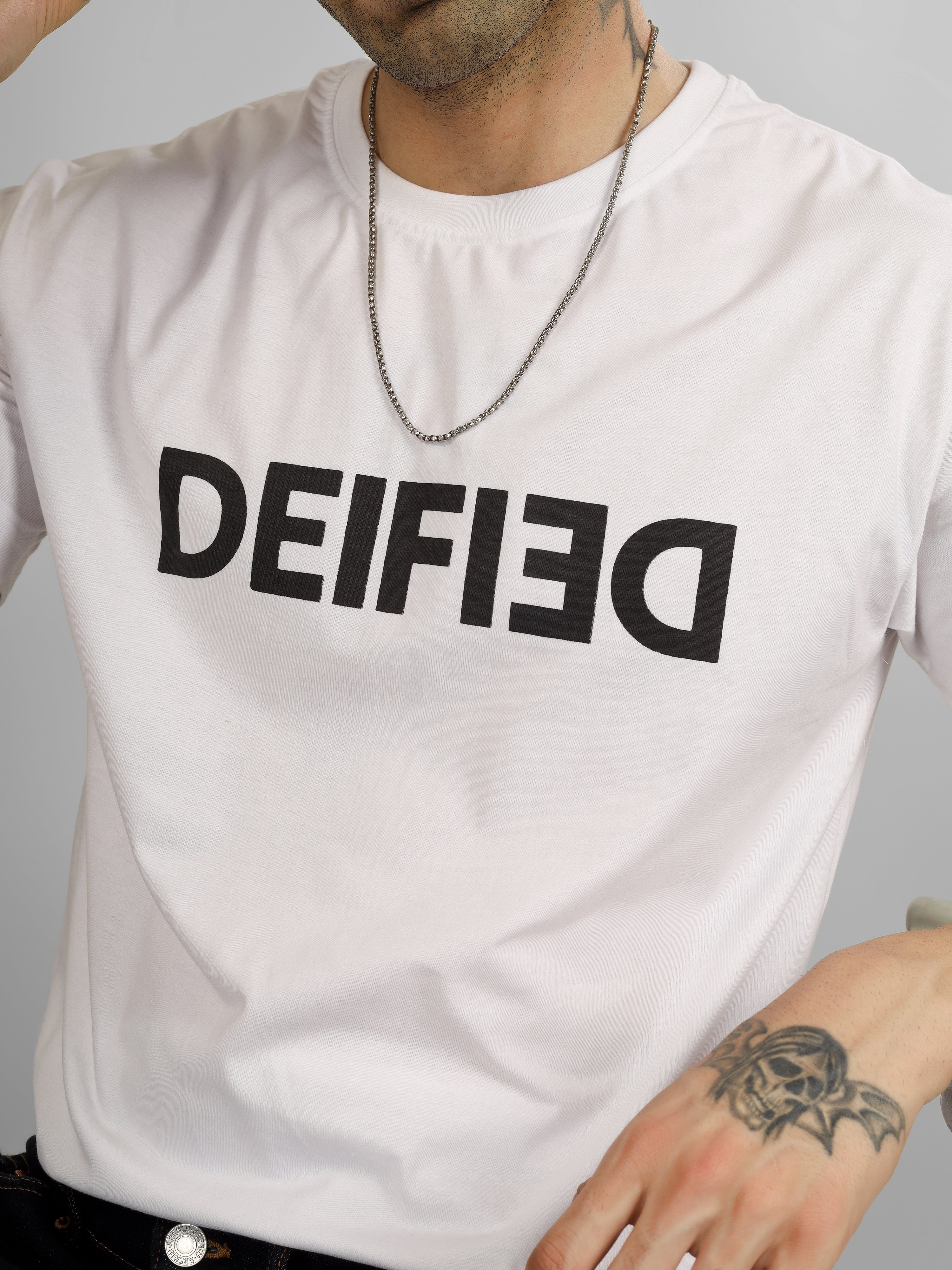 DEIFIED Mindshift Series | Perception Trap | Oversized Water-Based Print Streetwear Tee