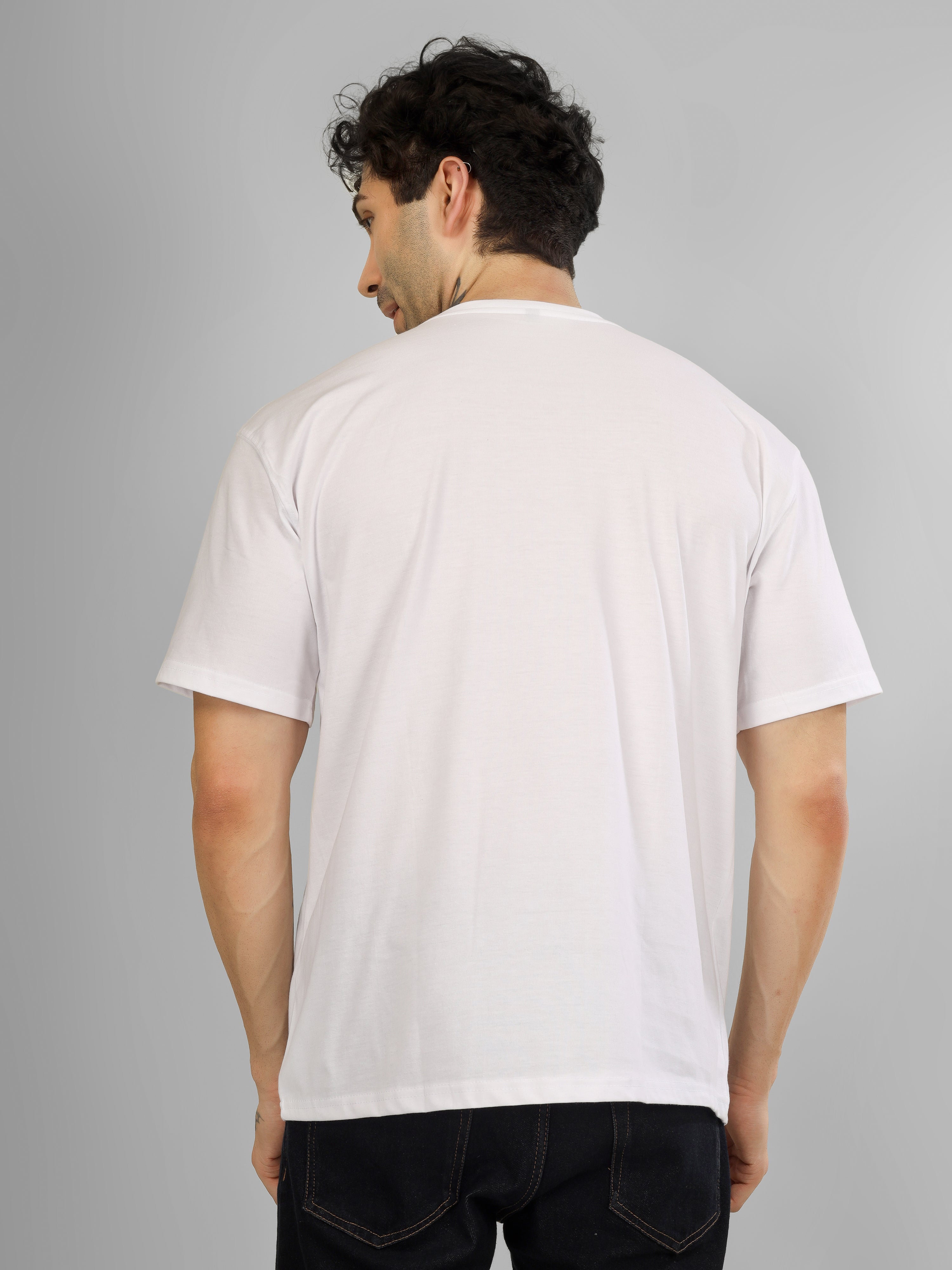 "Life is Only a Series of Turns” Maze Graphic Oversized T-shirt