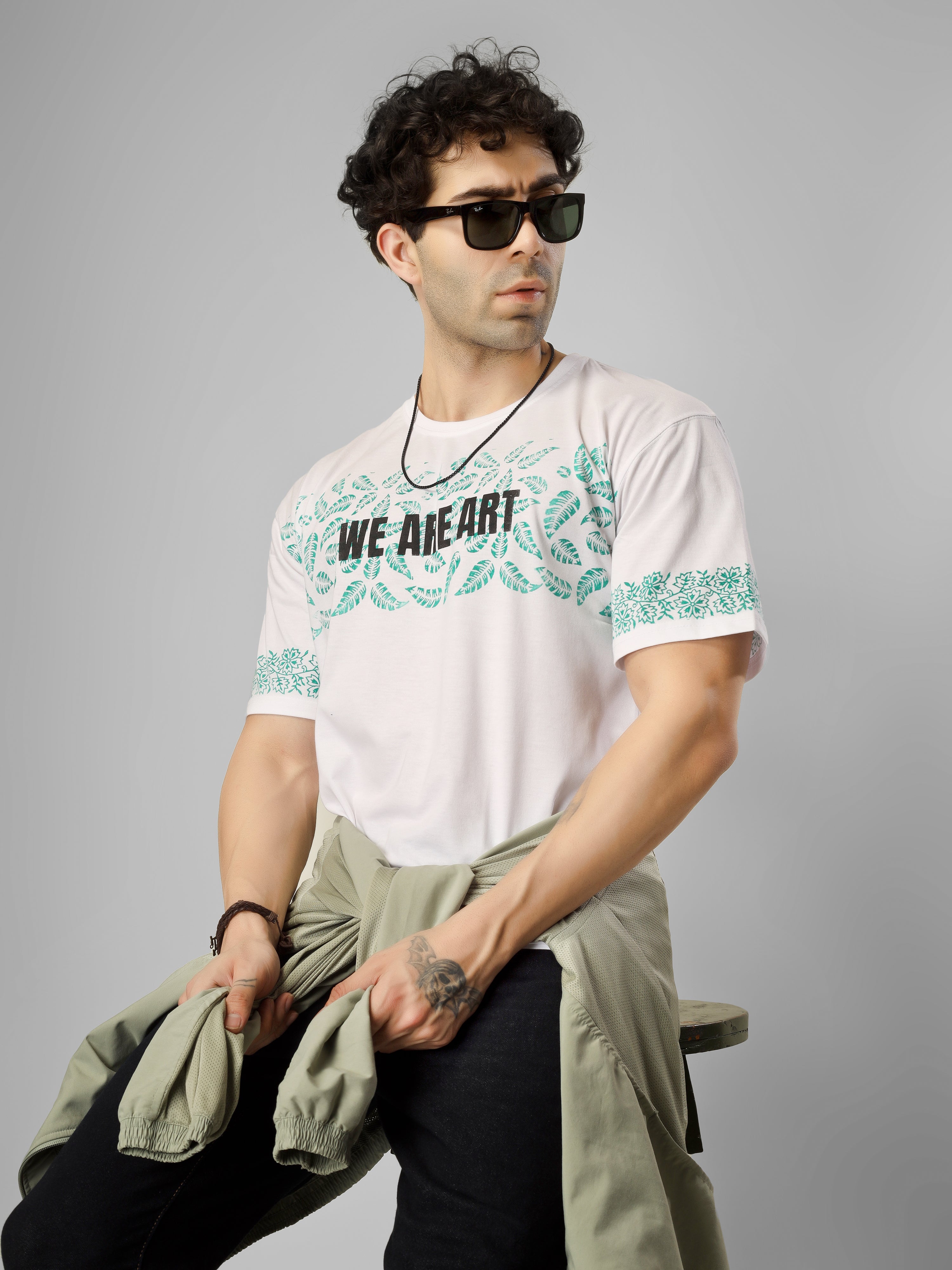 Roots & Expression | “We Are Art” Edition Hand Block Printed Streetwear Tee