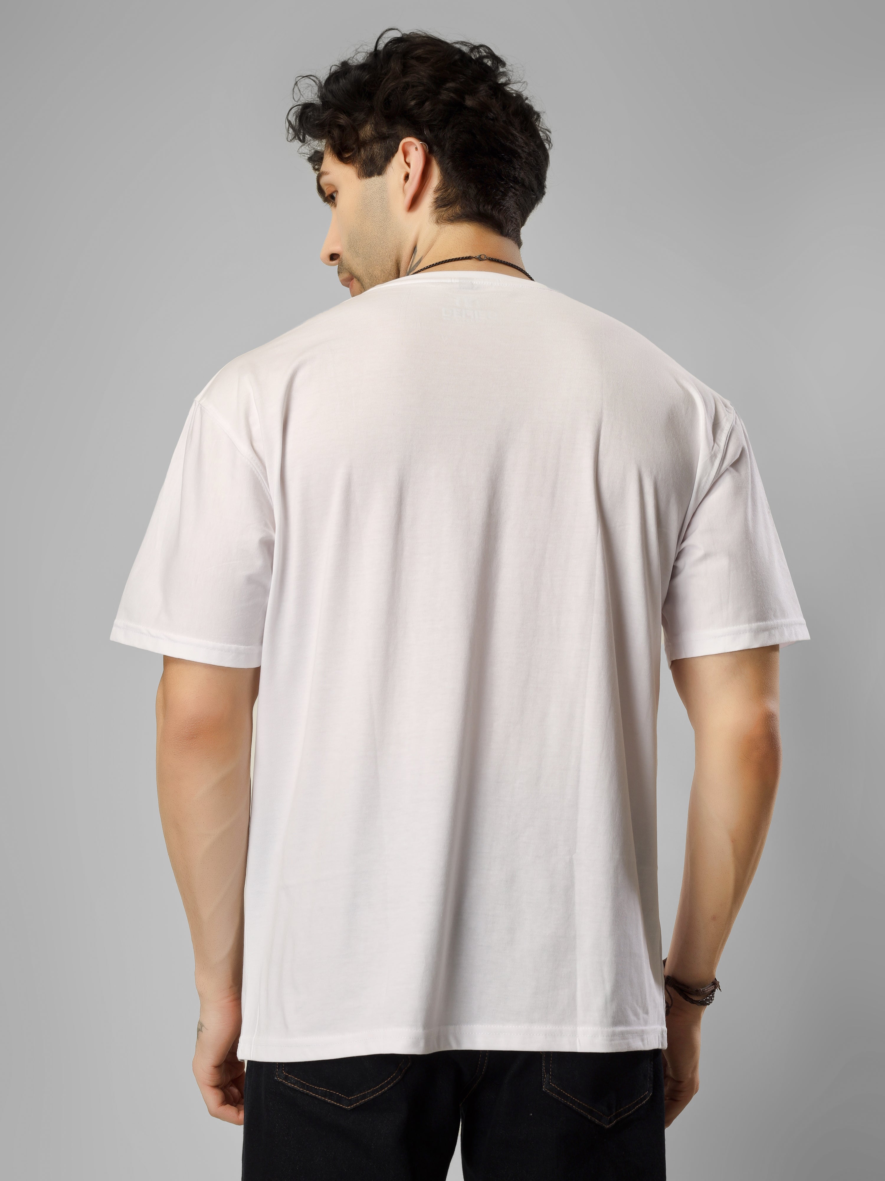 DEIFIED Red Swoosh Edition | Unisex Oversized Cotton Streetwear Tee