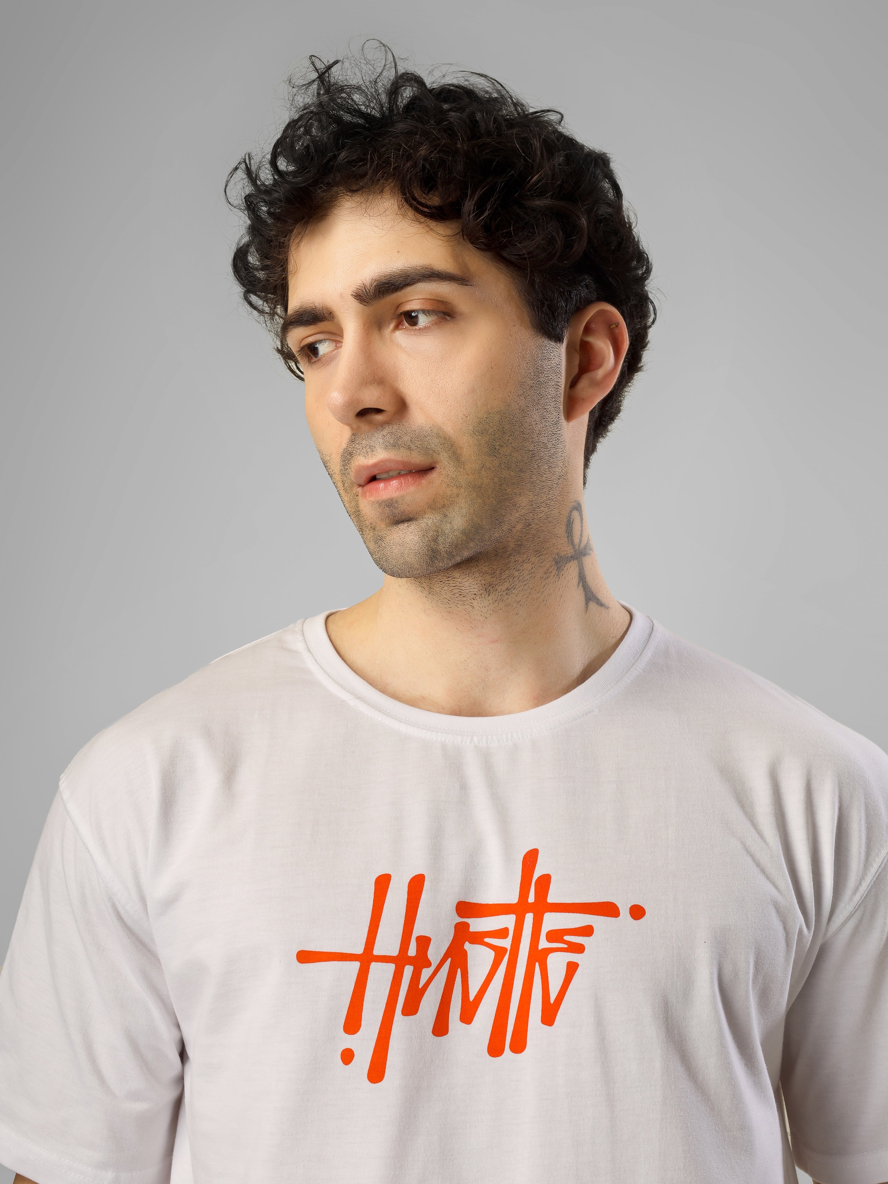 “Hustle – Sidhu Moosewala” Unisex Oversized Cotton T-Shirt Desi Streetwear